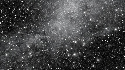 A celestial tapestry of countless stars shimmers across a black background, showcasing the awe-inspiring beauty of the night sky - stars ethereal astronomy dark