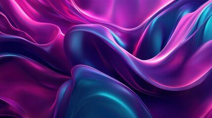 Obraz premium abstract design showcasing flowing waves of vibrant colors blend