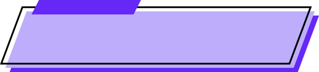 Modern Tittle Box Shape Element