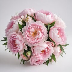 bouquet of roses, bouquet of pink roses, bouquet of peonies