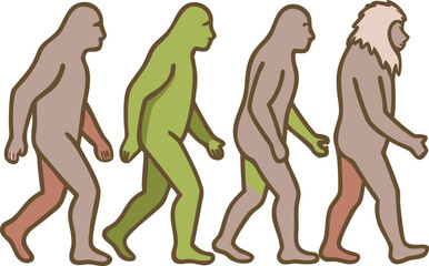 Epic Bigfoot Silhouette Vector Collection Featuring Forest, Mountain, and Mythical Cryptid Scenes in Minimalist Black Style