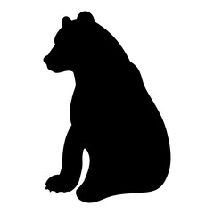 bear silhouette picture
