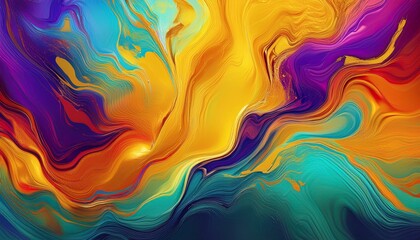 Abstract fluid art acrylic paint pour medium background wallpaper backdrop