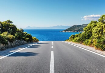 Obraz premium road to the sea