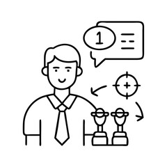 course enrollment icon, course enrollment line art - simple line art of course enrollment, perfect for course enrollment logos and icons