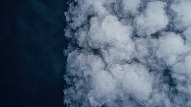 Airplane flying gracefully through a sea of fluffy clouds against a clear blue sky creating adventure