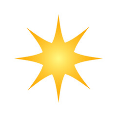 Obraz premium golden star icon