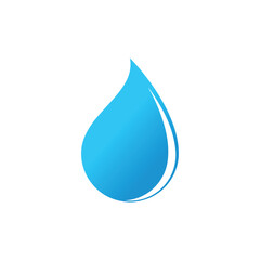Stylized water drop logos and symbol