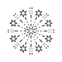 Fototapeta premium party tent icon, party tent line art - simple line art of party tent, perfect for party tent logos and icons