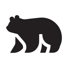 Bear silhouette collection. Set of black Bear silhouette. Bear silhouette set.