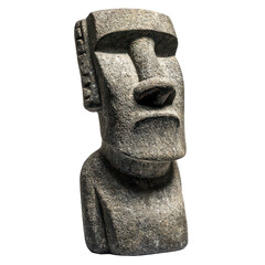 Easter Island Moai statue png carved statue png moai head png heritage sculpture png giant stone face png island figure png transparent background image
