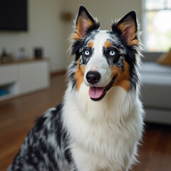 Fototapeta premium border collie dog