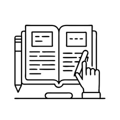 publishing icon, publishing line art - simple line art of publishing, perfect for publishing logos and icons