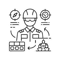 reinforcement agent icon, reinforcement agent line art - simple line art of reinforcement agent, perfect for reinforcement agent logos and icons