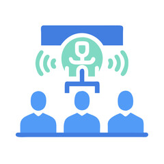 Video Conference Meeting, Online Presentation, Remote Work, Digital Team