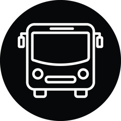 Bus icon vector. bus vector icon. bus symbol bus stop sign symbol isolated on white background
