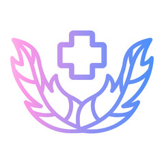 herbal Line Gradient Icon