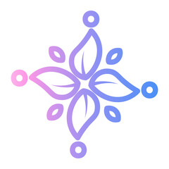 cultivation Line Gradient Icon