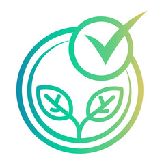 eco Line Gradient Icon