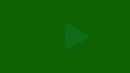 Video player icon triangle shape button icon animation. music play button animation.Animation of video Simple rewind button animation with smooth motion