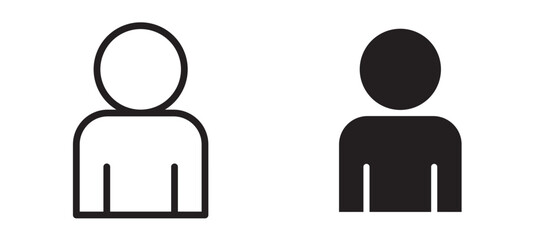 Individual icon In Flat and stroke Style Vector For App, UI, Websites. Black Vector Illustration.