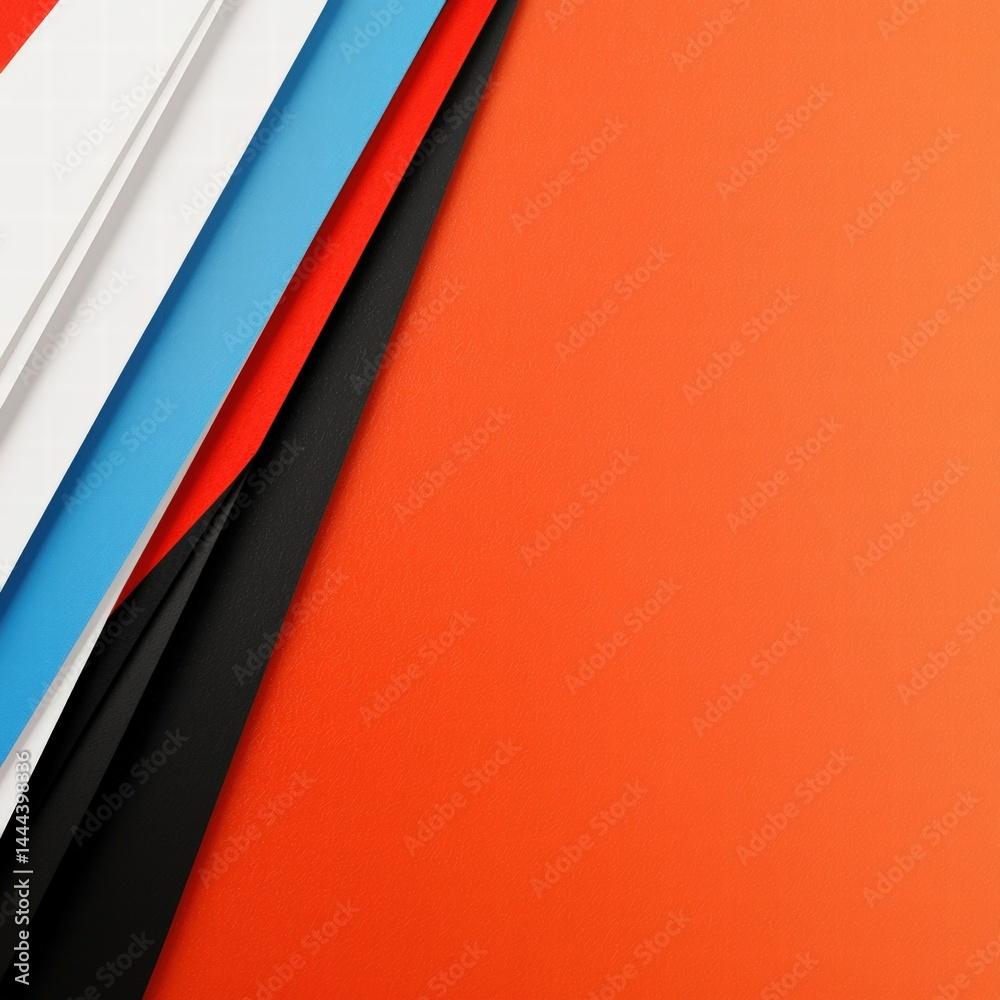 Poster assorted bunch of different colored papers stacked together creating a vibrant and artistic display