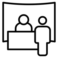 Trade Show Icon Element For Design