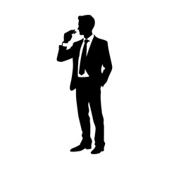 Obraz premium Real Estate Agent Key Illustration