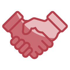 Handshake Icon Element For Design
