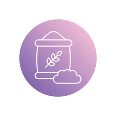 Fertilizer  icon vector stock illustration
