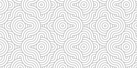 Overlapping Pattern Minimal diamond geometric waves spiral transparent and abstract circle wave line. white and gray seamless stripe geometric create retro line pattern background.