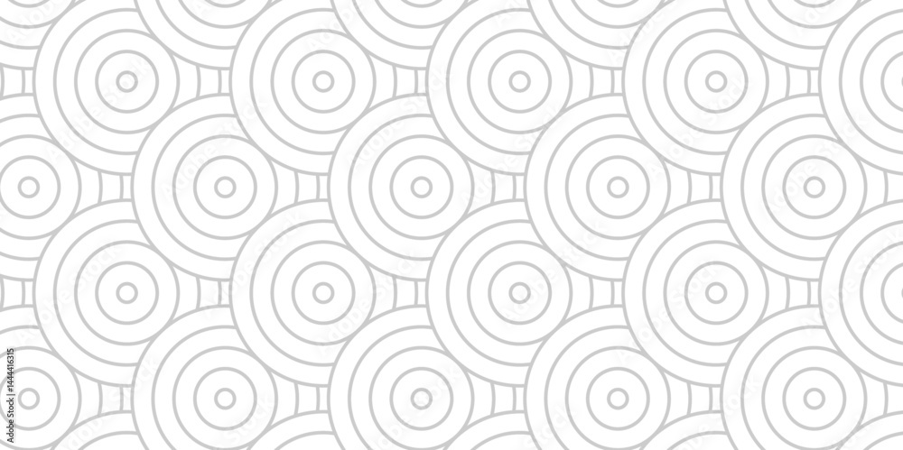 Poster overlapping pattern minimal diamond geometric waves spiral transparent and abstract circle wave line