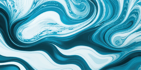 Fototapeta premium Soft white and Blue Watercolor Texture Waves with Transparent Background. Elegant Design for Ocean Wave Graphics. Elegant Transparent white and Blue Watercolor Waves. Ideal Abstract Texture Background