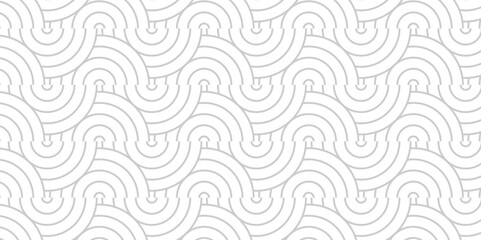 Overlapping Pattern Minimal diamond geometric waves spiral transparent and abstract circle wave line. white and gray seamless tile stripe geometric create retro spiral line  pattern background.