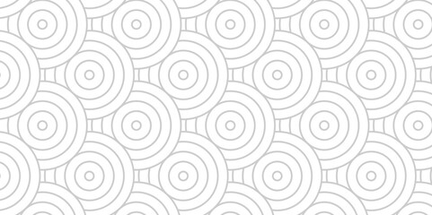 Overlapping Pattern Minimal diamond geometric waves spiral transparent and abstract circle wave line. white and gray seamless tile stripe geometric create retro spiral line pattern background.