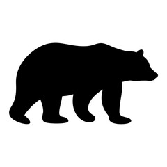 bear silhouette vector