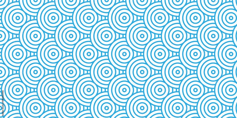 Poster overlapping pattern minimal diamond geometric waves spiral transparent and abstract circle wave line