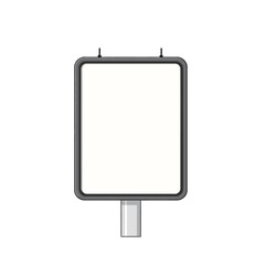 Blank billboard sign template mockup advertising roadside poster outdoor display for marketing and promotion use
