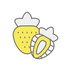 Strawberry  icon vector stock illustration