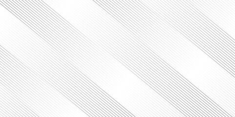 Naklejka premium Vector gradient gray line abstract pattern Transparent monochrome striped texture, minimal background. Abstract background wave line elegant white striped diagonal line technology concept web texture.