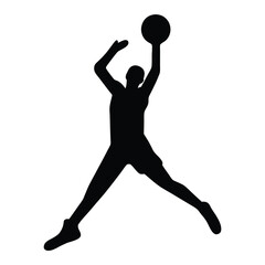 tennis player silhouette vector