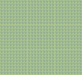 Seamless background with green leaves, seamless pattern with flowers