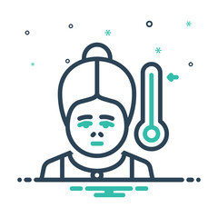 Mix icon for high temperature