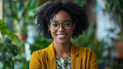 A professional conducting a webinar on the benefits of sustainable business practices for small companies