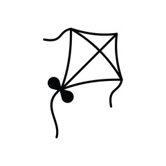 Kite  icon vector stock illustration