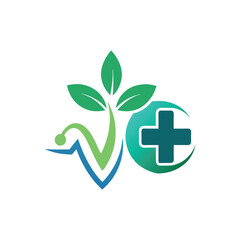 medical logo design vector 