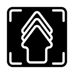 Upload Arrow Solid Icon