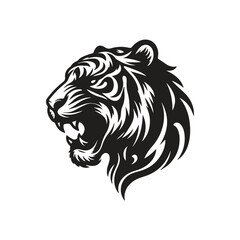 Tiger Head Vector Art