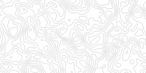 Minimal Lines Topographic contour lines grid map seamless pattern. Geographic mountain relief....