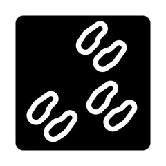 Animal tracks Solid Icon